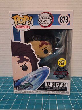 Funko POP Animation Demon Slayer Tanjiro Kamado GITD Special 873 Vinyl Figure